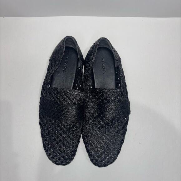 Vince Davis Raffia Loafers in Black – Men’s Size 8.5 (EU 39) - Picture 4 of 15